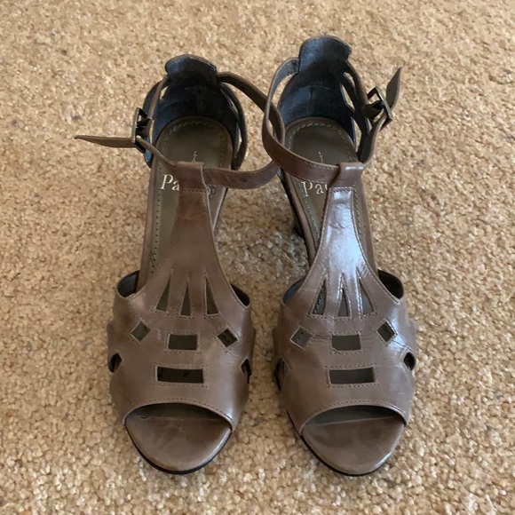 WOMENS GRAY PAOLO HEEL - Picture 2 of 4